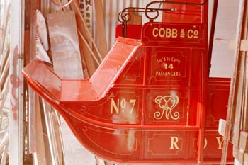 Cobb & Co coach built by Trad Signs 21